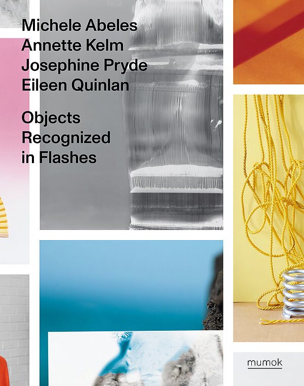 Cover of the publication Objects Recognized in Flashes. Michele Abeles, Anette Kelm, Josephine Pryde, Eileen Quinlan 