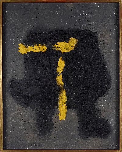 Lucio Fontana, Concetto Spaziale, 1957