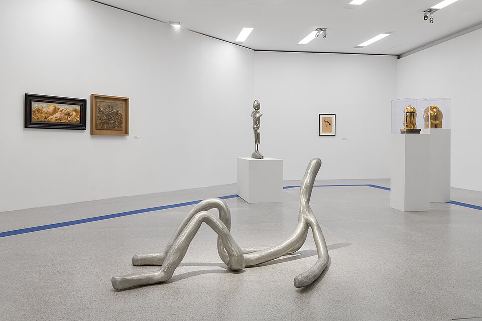 Ausstellungsansicht Die Welt von morgen wird eine weitere Gegenwart gewesen sein