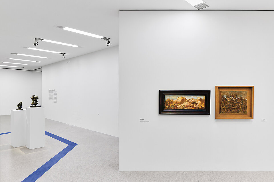 Ausstellungsansicht Die Welt von morgen wird eine weitere Gegenwart gewesen sein
