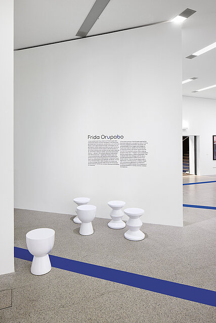 Ausstellungsansicht Die Welt von morgen wird eine weitere Gegenwart gewesen sein