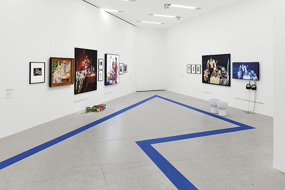 Ausstellungsansicht Die Welt von morgen wird eine weitere Gegenwart gewesen sein