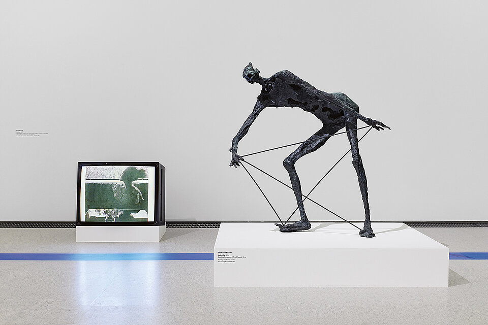 Ausstellungsansicht Die Welt von morgen wird eine weitere Gegenwart gewesen sein