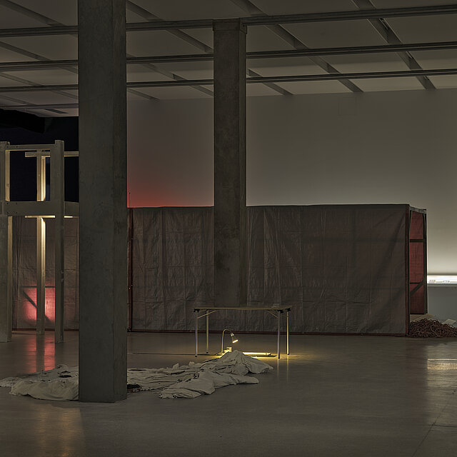Ausstellungsansicht: Tolia Astakhishvili, Figure of the Child im mumok