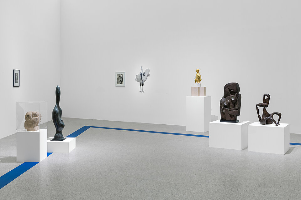 Ausstellungsansicht Die Welt von morgen wird eine weitere Gegenwart gewesen sein - Blick in den Ausstellungsraum