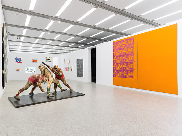 
            
                Ausstellungsansicht: Mapping the 60s. Kunst-Geschichten aus den Sammlungen des mumok
            
        