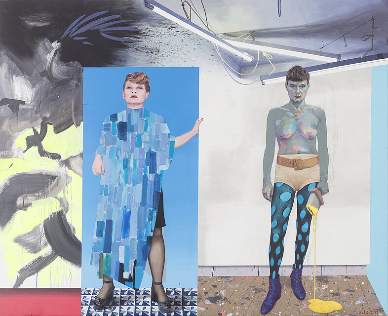 Werk von Ashley Hans Scheirl, Tina im Kupkakleid