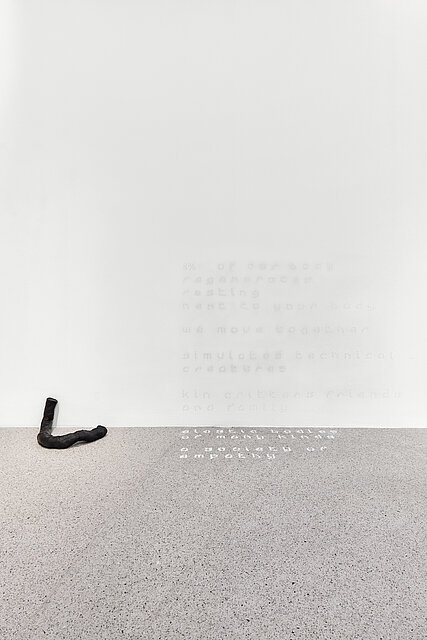 Ausstellungsansicht Die Welt von morgen wird eine weitere Gegenwart gewesen sein