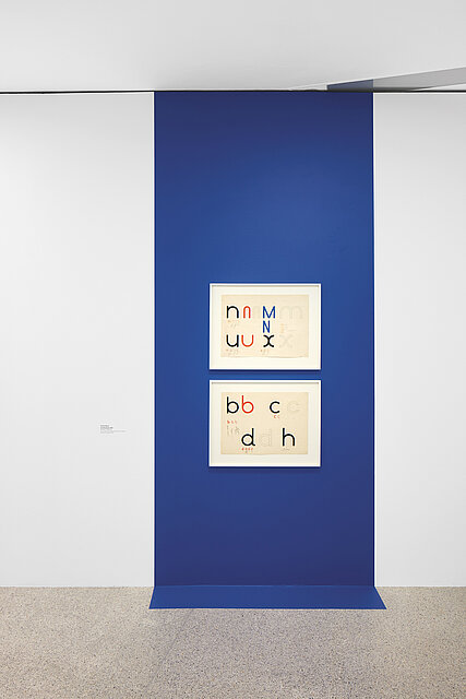 Ausstellungsansicht Die Welt von morgen wird eine weitere Gegenwart gewesen sein