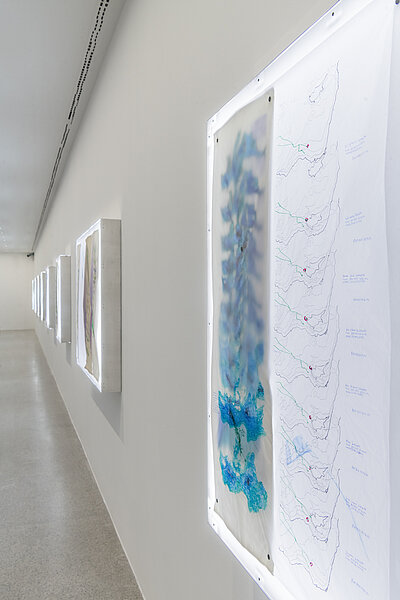 Ausstellungsansicht: Claudia Pagès Rabal. Feudal Holes