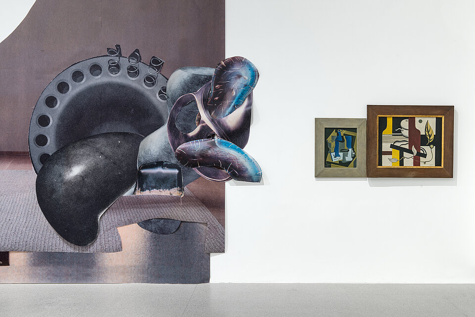 Ausstellungsansicht Die Welt von morgen wird eine weitere Gegenwart gewesen sein - Blick in den Ausstellungsraum