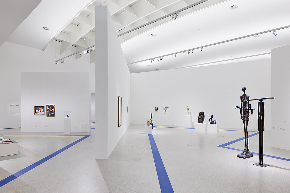 Ausstellungsansicht Die Welt von morgen wird eine weitere Gegenwart gewesen sein