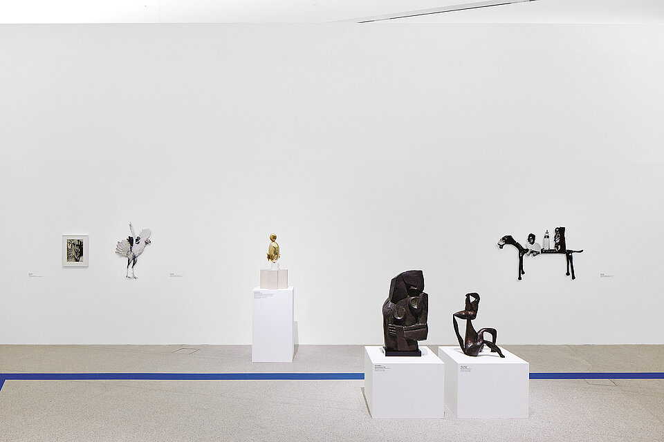 Ausstellungsansicht Die Welt von morgen wird eine weitere Gegenwart gewesen sein