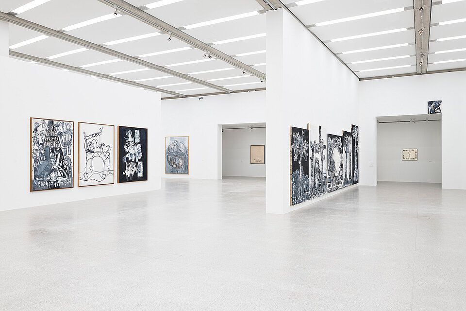 A look at the exhibition Tobias Pils. Shh at mumok (Museum moderner Kunst Stiftung Ludwig Wien)