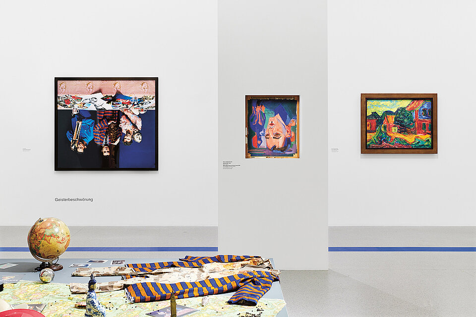 Ausstellungsansicht Die Welt von morgen wird eine weitere Gegenwart gewesen sein