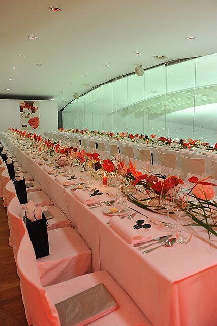 Galadinner in der mumok Lounge