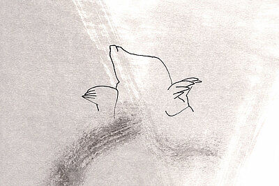 Illustration: Sevda Chkoutova, ein Maulwurf für mumok
