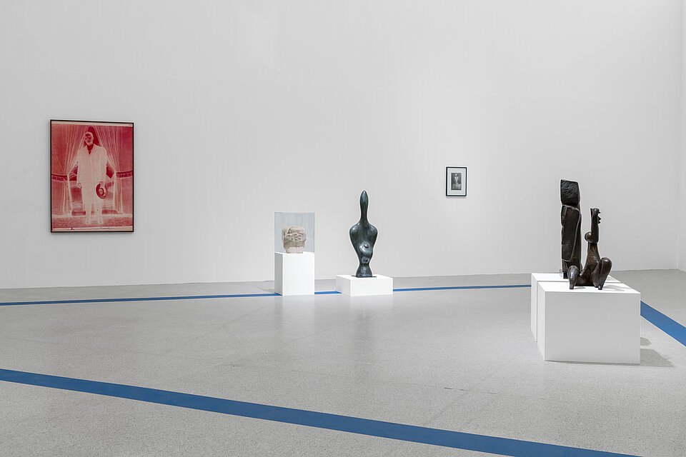 Ausstellungsansicht Die Welt von morgen wird eine weitere Gegenwart gewesen sein - Blick in den Ausstellungsraum