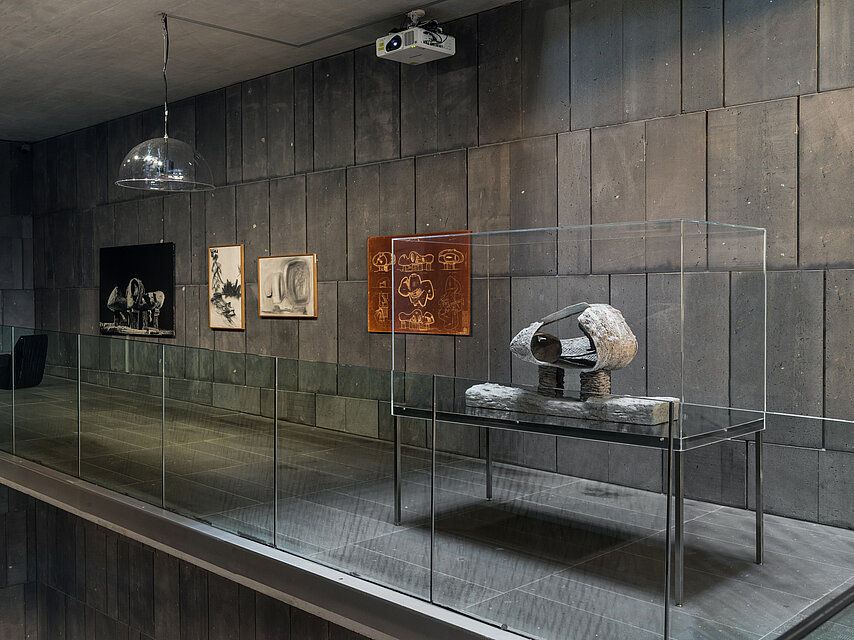 Ausstellungsansicht Friedrich Kiesler. Endless House