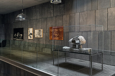 Ausstellungsansicht Friedrich Kiesler. Endless House