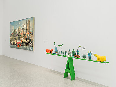 Ausstellungsansicht: Mapping the 60s. Kunst-Geschichten aus den Sammlungen des mumok