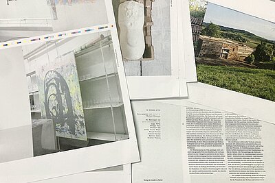 Ansicht eines Kunstbuchs