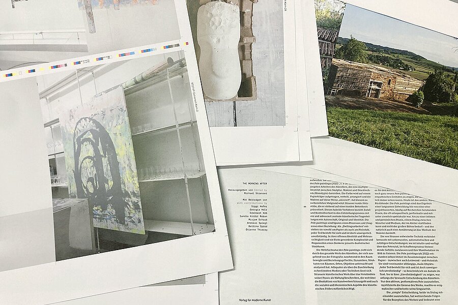 Ansicht eines Kunstbuchs
