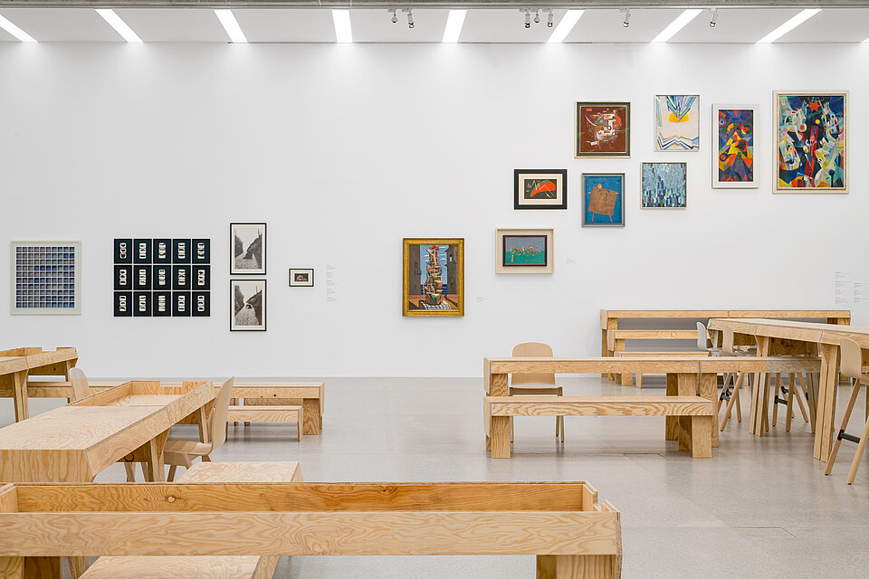 Ausstellungsansicht Nie endgültig! Das Museum im Wandel