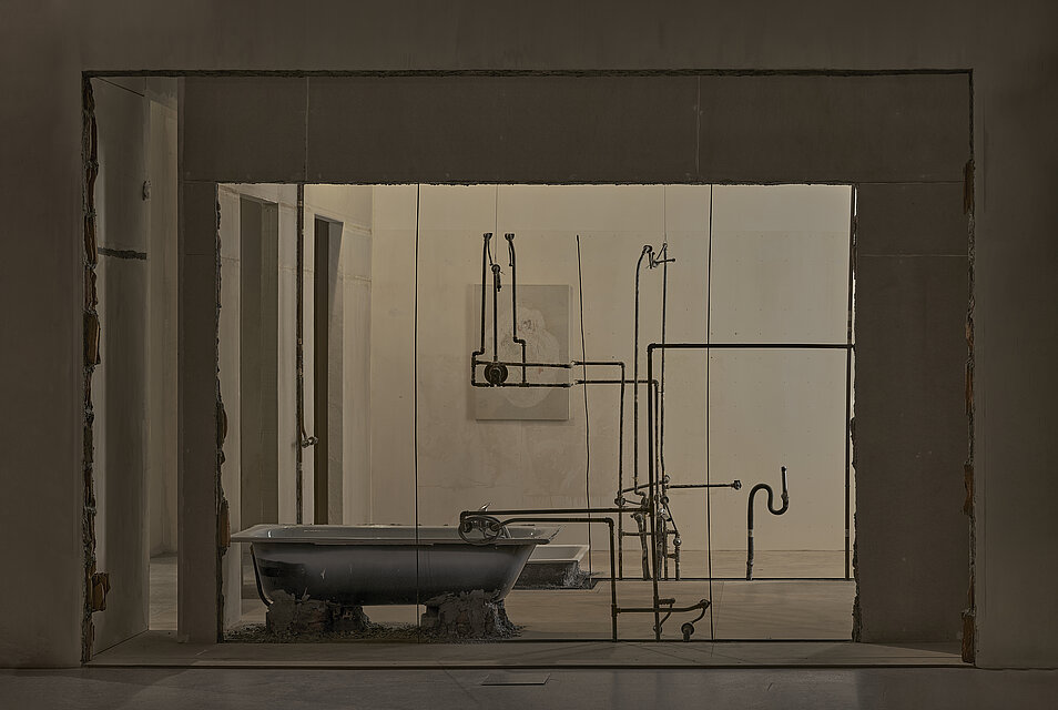 Ausstellungsansicht: Tolia Astakhishvili, Figure of the Child im mumok