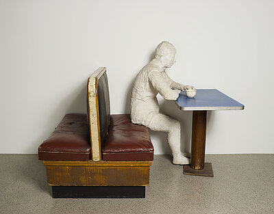 George Segal, Woman in a Restaurant Booth, 1961 