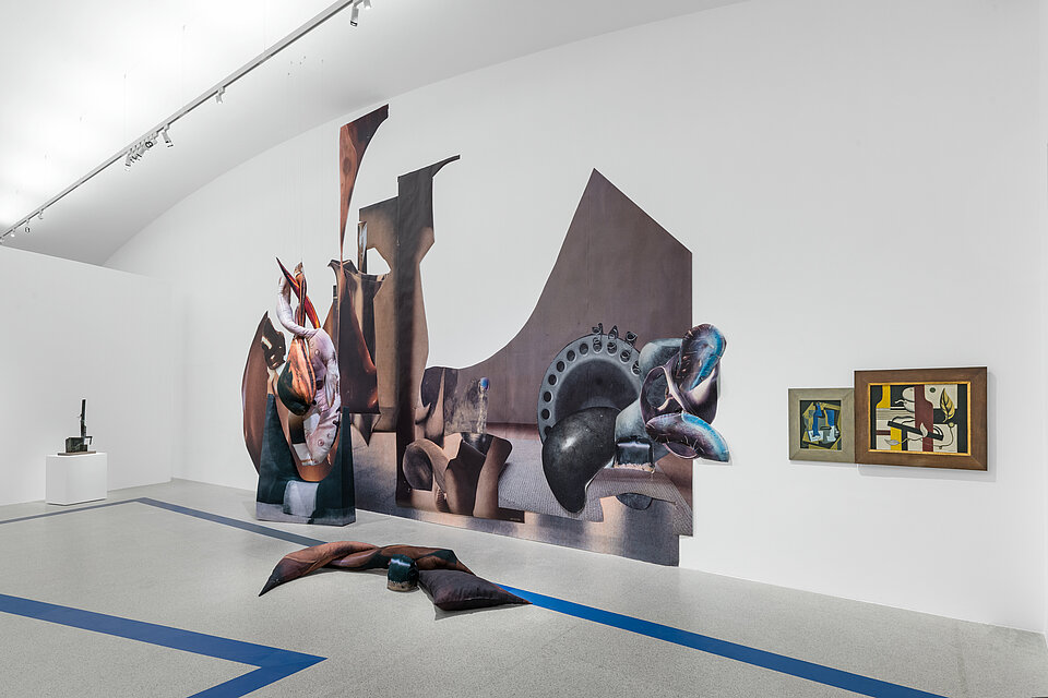 Ausstellungsansicht Die Welt von morgen wird eine weitere Gegenwart gewesen sein - Blick in den Ausstellungsraum