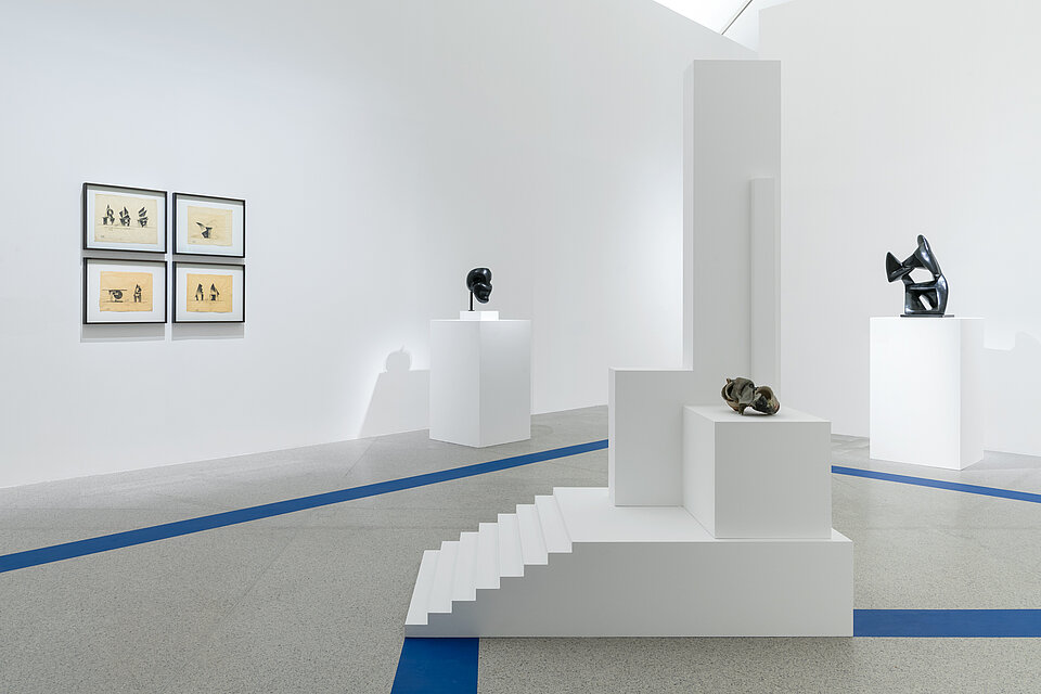 Ausstellungsansicht Die Welt von morgen wird eine weitere Gegenwart gewesen sein - Blick in den Ausstellungsraum