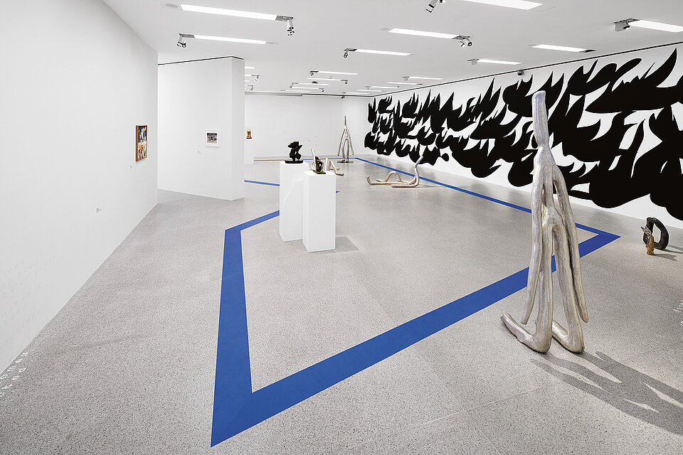 Ausstellungsansicht Die Welt von morgen wird eine weitere Gegenwart gewesen sein