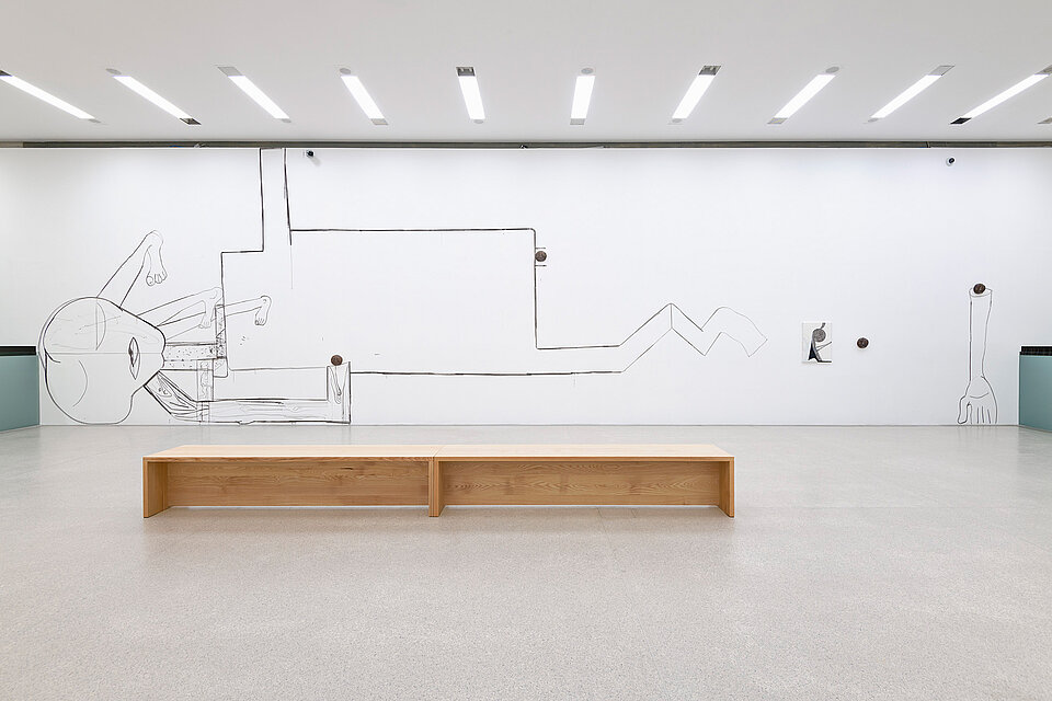 A look at the exhibition Tobias Pils. Shh at mumok (Museum moderner Kunst Stiftung Ludwig Wien)