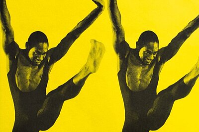 Ismael Ivo on the poster of the 3rd International Summer Dance Weeks, 1986