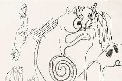 Tobis Pils, Untitled, 2020 Bleistift auf Papier / pencil on paper, 42 x 29,7 cm