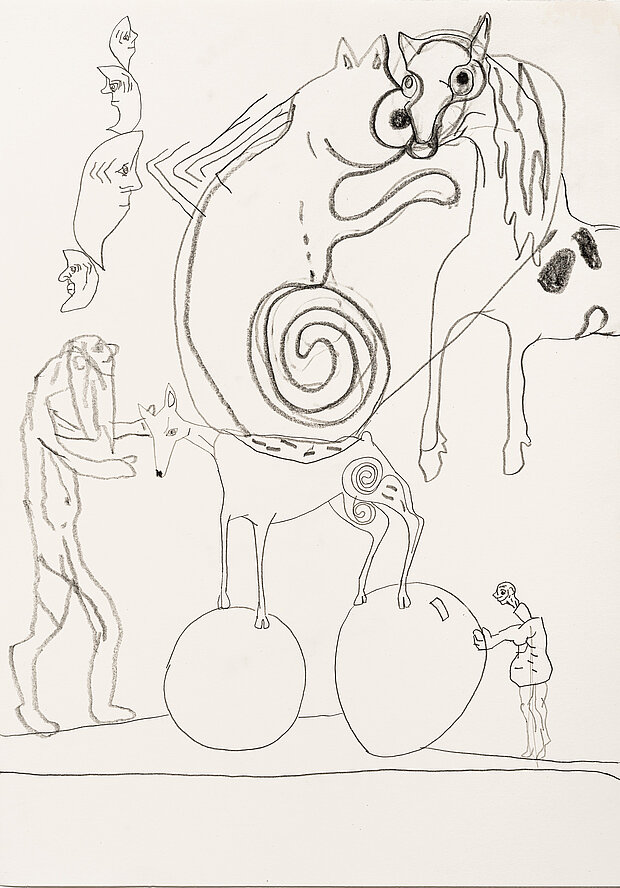 
            
                Tobis Pils, Untitled, 2020 Bleistift auf Papier / pencil on paper, 42 x 29,7 cm
            
        