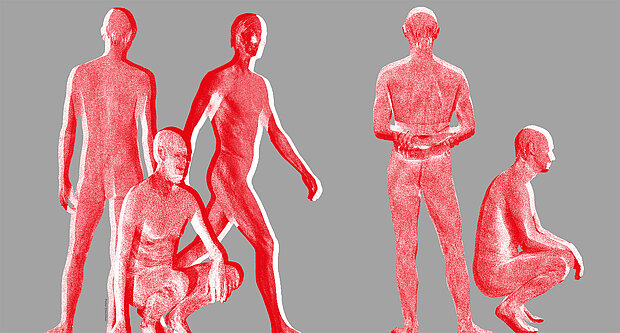 
            
                Grafische Darstellung von Menschen in rot auf grauem Grund
            
        