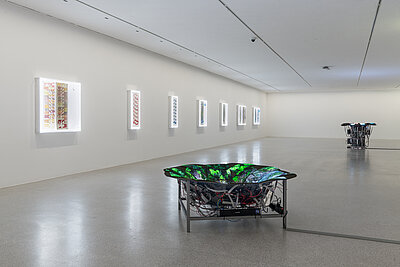 Ausstellungsansicht: Claudia Pagès Rabal. Feudal Holes