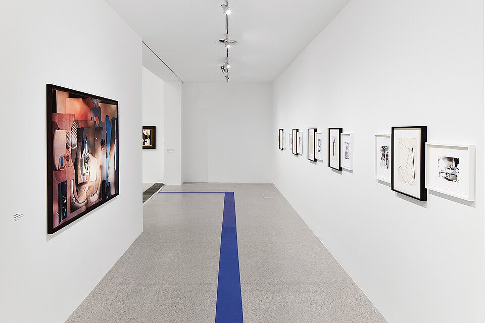 Ausstellungsansicht Die Welt von morgen wird eine weitere Gegenwart gewesen sein