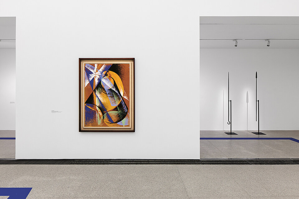 Ausstellungsansicht Die Welt von morgen wird eine weitere Gegenwart gewesen sein