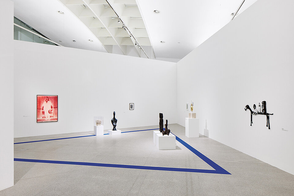 Ausstellungsansicht Die Welt von morgen wird eine weitere Gegenwart gewesen sein
