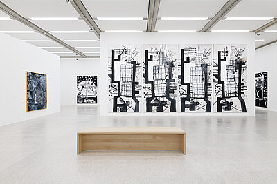 Ausstellungsansicht: Tobias Pils. Shh, 27. September 2025 bis 12. April 2026