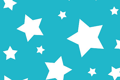 white stars on blue background