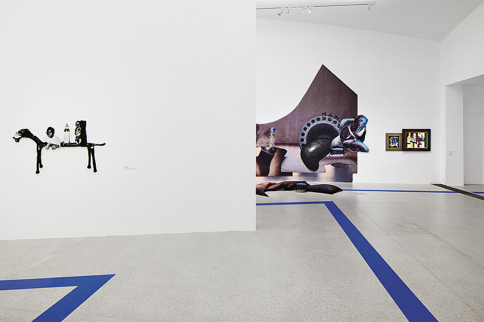 Ausstellungsansicht Die Welt von morgen wird eine weitere Gegenwart gewesen sein