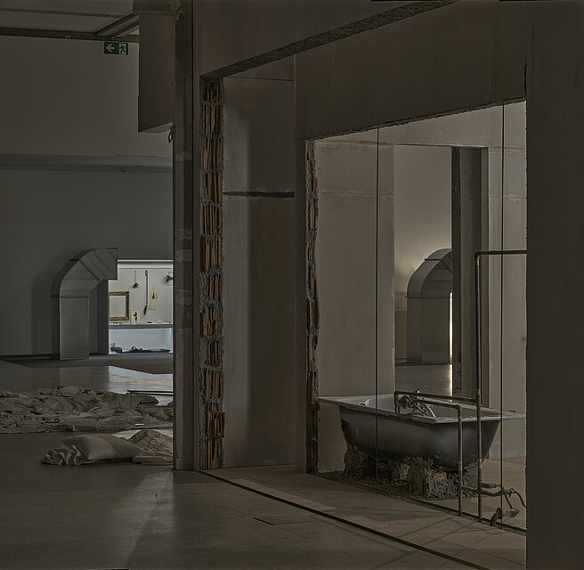 Ausstellungsansicht: Tolia Astakhishvili, Figure of the Child im mumok